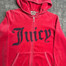 Load image into Gallery viewer, Juicy Couture Pink Diamante Juicy Hoodie,Size Medium