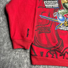 Load image into Gallery viewer, Shock Down Graffiti Hiphop Streetwear Red Y2K 2000s Streetwear, Size Large