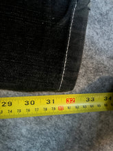 Load image into Gallery viewer, B.Denim Y2K Hiphop Embroidered Red and White Dark Wash Jeans, Size 3XL