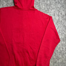 Load image into Gallery viewer, Billabong Red Gothic Sword & Eagle Grunge Drawstring Hoodie, Size Medium