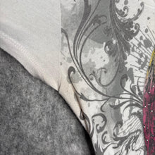 Load image into Gallery viewer, Southpole White Y2K Angel Wing Mcbling Gothic Cross Top, Size M