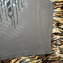 Load image into Gallery viewer, MMA Elite Brown Skull Gothic Grunge Long Sleeved Angel Wing Cyber Top, Size L