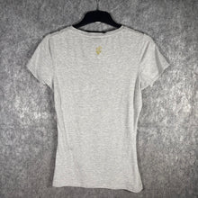 Load image into Gallery viewer, Y2K Rocawear Rhinestone Wing Crown Tee Grey Baby T-Shirt, Size M