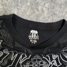 Load image into Gallery viewer, Route 66 Lost Soul Gothic Cross Black Long Sleeved Grunge Y2K Top, Size XL