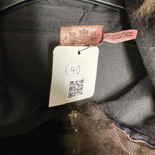 Load image into Gallery viewer, Juicy Couture Y2K Faux Fur Brown Velour Mcbling Choose Juicy Hoodie, Size XL