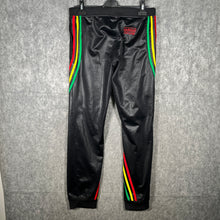 Load image into Gallery viewer, Vintage Adidas Rasta Chile 62 Joggers — Black Red/Yellow/Green (S)