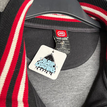 Load image into Gallery viewer, Ecko Unltd Black Cream Vintage Bomber Varsity Zip Up, Size XL