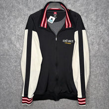 Load image into Gallery viewer, Ecko Unltd Black Cream Vintage Bomber Varsity Zip Up, Size XL