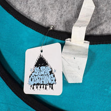 Load image into Gallery viewer, Liberty Wear Turquoise Cross Graphic Angel Wings Top Tee XL Y2K Aesthetic