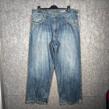 Load image into Gallery viewer, Y2K Baggy Levis Silver Tab Jeans Blue Light Wash 36W 30L Vintage Streetwear