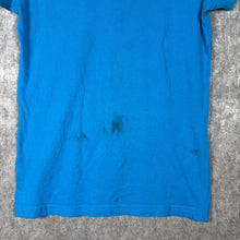 Load image into Gallery viewer, Y2K Mcbling Tapout Blue Skull Graphic Baby Tee MMA Style Size M