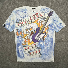 Load image into Gallery viewer, Cipo And Baxx White Y2k Rock And Roll Graphic Top, Size XXL