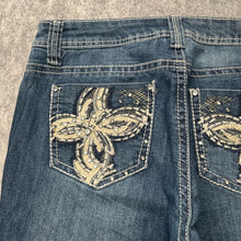 Load image into Gallery viewer, Love Nation Y2K Flower Embellished BootCut Jeans , Waist 32