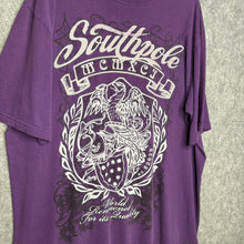 Load image into Gallery viewer, Vintage Y2K Eagle and Shield Purple Southpole Top, Size: XL/XXL