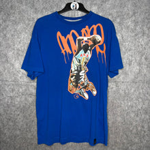 Load image into Gallery viewer, And1 Basketball Graffiti Y2K Streetwear Blue Graphic Top, Size: Large