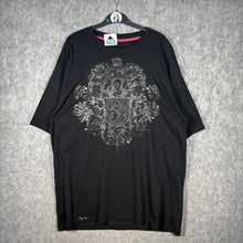 Load image into Gallery viewer, Live Mechanics Black Crest Graphic Tee 2XL Hip Hop Y2K Streetwear