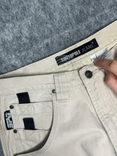 Load image into Gallery viewer, Southpole Y2K Off White Cream Hiphop Jeans, Size Medium