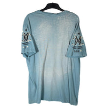 Load image into Gallery viewer, Xtreme Couture Performance Graphic Tee Blue Biker Y2K MMA Shirt XL