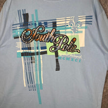 Load image into Gallery viewer, Southpole Signature Series Plaid Graphic T-Shirt Blue Deadstock Tag Size L