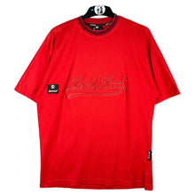 Load image into Gallery viewer, Y2K Hip Hop 2000s Sports Karl Kani Performance Red T-shirt Size Medium