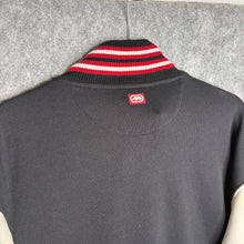 Load image into Gallery viewer, Ecko Unltd Black Cream Vintage Bomber Varsity Zip Up, Size XL
