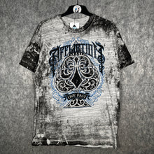 Load image into Gallery viewer, Affliction Acid Wash Spade Graphic T-Shirt Y2K Gothic Streetwear