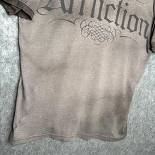 Load image into Gallery viewer, Affliction Brown Gothic Y2K Skull Grunge 2000s Top, Size L