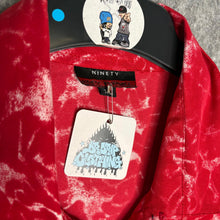 Load image into Gallery viewer, Ninety Originals Y2K Cartoon Hip Hop Character Red Tie Dye Shirt, Size XL
