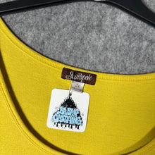 Load image into Gallery viewer, Southpole Yellow Graphic Crest Tee 2X Y2K Rhinestone Streetwear Top