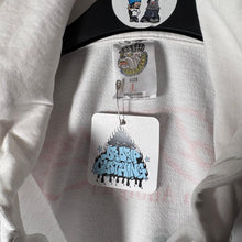 Load image into Gallery viewer, Vintage Ed Hardy Rhinestone Zip Hoodie White Graphic Tattoo Style – Size L