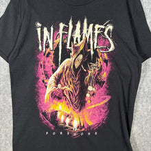 Load image into Gallery viewer, In Flames Foregone Tour Tee Reaper Graphic Black Metal Band Shirt L