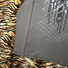 Load image into Gallery viewer, MMA Elite Brown Skull Gothic Grunge Long Sleeved Angel Wing Cyber Top, Size L