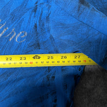 Load image into Gallery viewer, Xtreme Couture Blue Gothic Cross & Angel Feathers Grunge Top, Size XXL