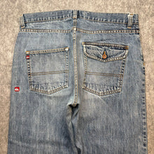 Load image into Gallery viewer, Quicksilver Cargo Flap Pocket Distressed Straight Leg Jeans, Waist 36