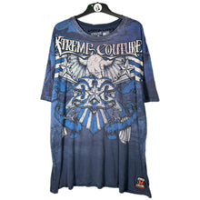 Load image into Gallery viewer, Xtreme Couture Eagle Star Graphic Blue Vintage 3XL Biker Tee