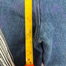 Load image into Gallery viewer, Capricious Gothic Angel Wing Blue Grunge Thin Jeans, Waist 36/ Large