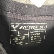 Load image into Gallery viewer, Avirex Black Gold Fleur De Lis Studded Gothic Top, Size Large