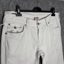 Load image into Gallery viewer, True Religion Y2K White 2000s Streetwear Jorts, Waist 36