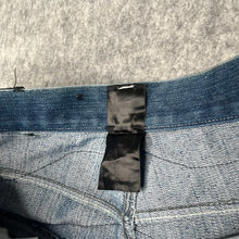 Load image into Gallery viewer, Capricious Gothic Angel Wing Blue Grunge Thin Jeans, Waist 36/ Large