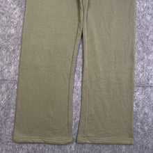 Load image into Gallery viewer, Ed Hardy Khaki Tattoo Y2K Flared Joggers, Size XL