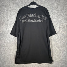 Load image into Gallery viewer, Live Mechanics Black Crest Graphic Tee 2XL Hip Hop Y2K Streetwear