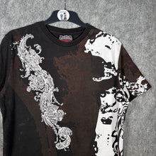 Load image into Gallery viewer, Mecca Vintage Fit Graphic Tee Brown Black Pattern T-Shirt, Size M