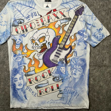 Load image into Gallery viewer, Cipo And Baxx White Y2k Rock And Roll Graphic Top, Size XXL