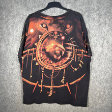 Load image into Gallery viewer, Liquid Blue 2001 Lion All Over Graphic T-Shirt Y2K Tribal – Black – XL/XXL