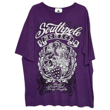 Load image into Gallery viewer, Vintage Y2K Eagle and Shield Purple Southpole Top, Size: XL/XXL