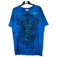 Load image into Gallery viewer, Redchapel Blue Graphic T-Shirt Y2K Gothic Streetwear Tattoo Style