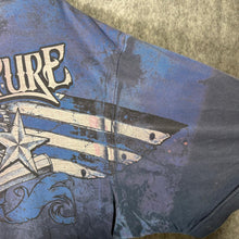 Load image into Gallery viewer, Xtreme Couture Eagle Star Graphic Blue Vintage 3XL Biker Tee