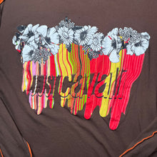 Load image into Gallery viewer, Roberto Cavali Brown Y2K Coquette Grunge Floral Multi Long Sleeved Top, XL