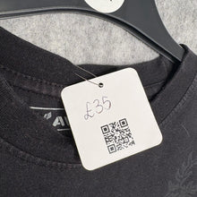 Load image into Gallery viewer, Avirex Black Gold Fleur De Lis Studded Gothic Top, Size Large