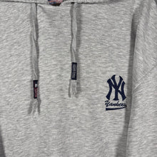 Load image into Gallery viewer, MLB NY Yankees Grey Hoodie 2XL – Classic Logo, Y2K Streetwear Essential